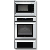 27" Masterpiece Series Stainless Steel Combination Oven with Convection Microwave, True Convection Oven and Warming Drawer MEMCW271ES
