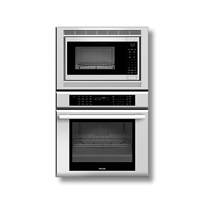30" Masterpiece Series Stainless Steel Combination Oven with a Convection Microwave and True Convection Oven MEMC301ES