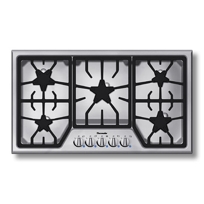 36" Masterpiece Gas Cooktop with 5 Star Burners SGS365FS