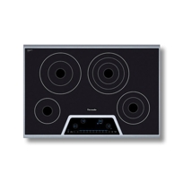 30" Masterpiece Electric Cooktop with 4 Elements and Touch Control Panel CET304FS