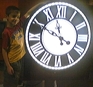 Led lighting clock