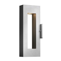 Atlantis Small Titanium Slim Outdoor Wall Mount