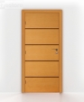 Contemporary interior door Light oak stripes