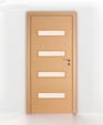 Interior glass door Bleached oak