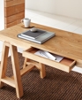 Sawhorse worktable from West Elm