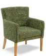 Comb Upholstered Arm Chair
