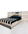 BD-119S Symmetrical High Bed with Mirrored Panels