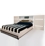 BD-119S Symmetrical High Bed with Mirrored Panels
