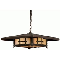 Oak Knoll Medium Flat Outdoor Pendant