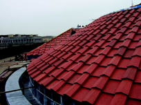 terra cotta roof tiles