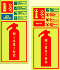 Fire Extinguisher Missing Signs Fire Extinguisher Missing Signs