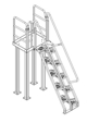 Steel Alternating Tread Stair