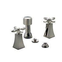 BARBARA BARRY ORIGINAL BIDET SET, CROSS HANDLES