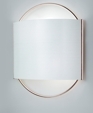d1137 CELLO wall sconce with perforated shade and chrome rod ADA