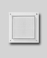 Recessed wall with crystal matte glass