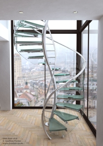DNA Spiral Stairs