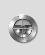 Recessed wall - low voltage stainless steel with guard