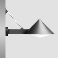 Surface wall with shielded light source Surface wall with shielded light source