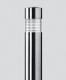Bollard - stainless steel with louvers Bollard - stainless steel with louvers