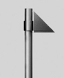 Bollard with shielded light source