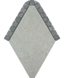 Diamond Cascade Misty Blue