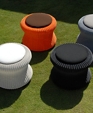 Marshmellow - Modern Wicker Stool, Contemporary Stool 