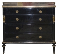 Marble Top Chest of Drawers by Maison Jansen