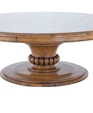 Country French Pedestal Cocktail Table Item #CF1017