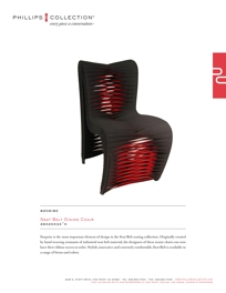 Seatbelt Dining Chair