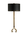 Transitional Gold Leaf Iron Lamp