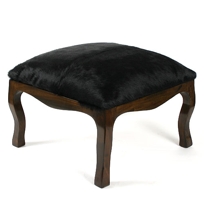 Cowhide Low Stool