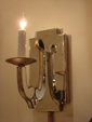 Antiqued Mirrored Wall Sconce