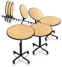 Rollers Portable Cocktail Tables