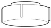Plinth Round Ceiling