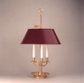 Bouillotte Lamp, Red Shade