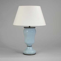 French Table Lamp, Duck Egg
