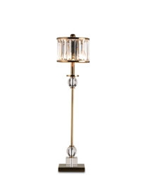 Slender Crystal Buffet Lamp