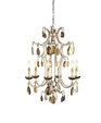 Modern Crystal Silver Leaf Chandelier Modern Crystal Silver Leaf Chandelier
