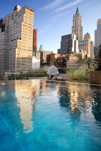 STAINLESS STEEL ROOF TOP SWIMMING POOL