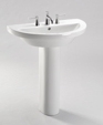 LPT325.8G - Pedestal Lavatory with SanaGloss®