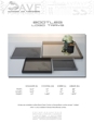 Acrylic/Lucite Bootleg Trays