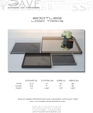 Acrylic/Lucite Bootleg Trays