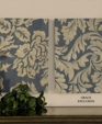 Damask with Blue S/2 Item 35209