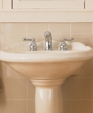 Hampton Widespread Bath Faucet - Crescent Spout