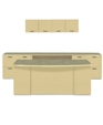 Desk/credenza/wall