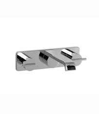 Widespread Wall-Mount Lavatory Set - Lever Handles