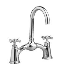 Bridge Vessel Faucet - Cross Handles