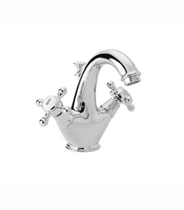 Single Hole Lavatory Set - Cross Handles