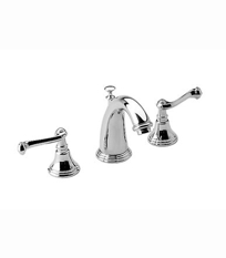 Widespread Lavatory Set - Curved Lever Handles