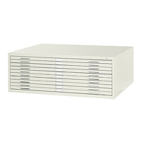 10-Drawer Steel Flat File for 30" x 42"